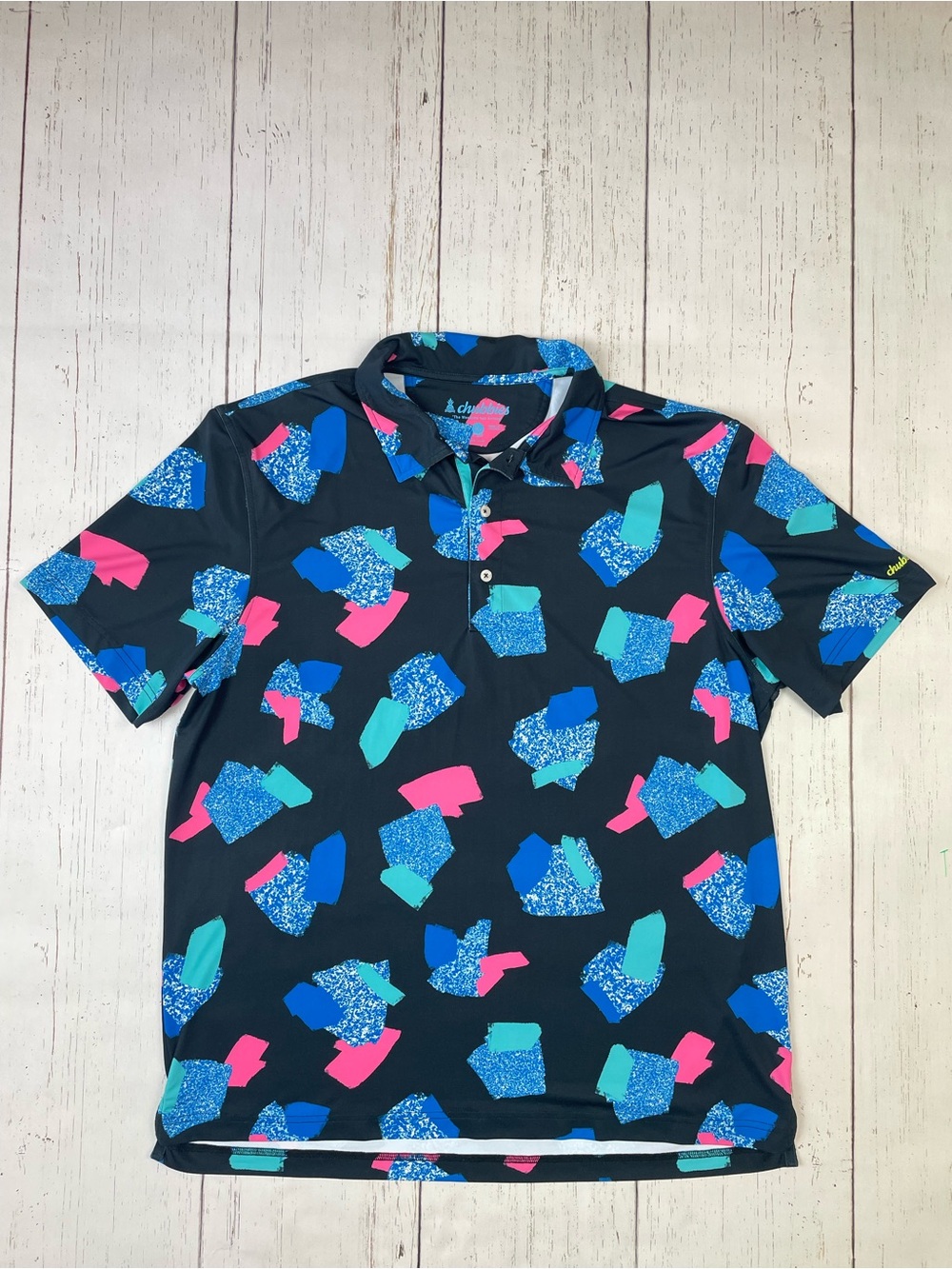 Chubbies The Weekend Had Arrived “The Abs Tract” Polo Shirt